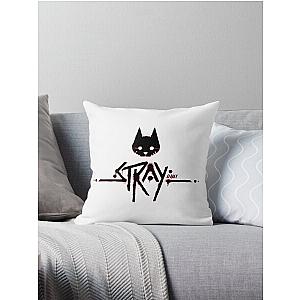 Stray Game Cat Throw Pillow