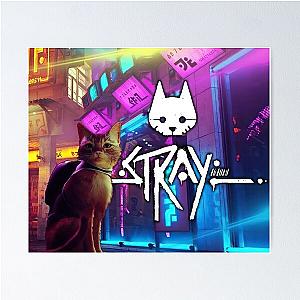 stray game cat sad Poster