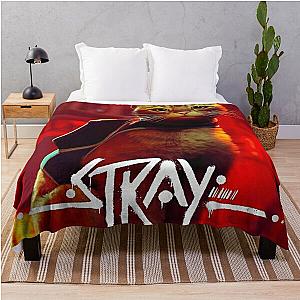 Stray Cat Game poster Throw Blanket