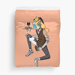 Stray Cat and Companion - Stray Game Duvet Cover