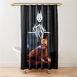 Stray Game Cat Shower Curtain