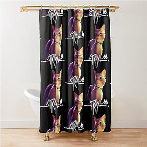 stray game stray video game   Shower Curtain