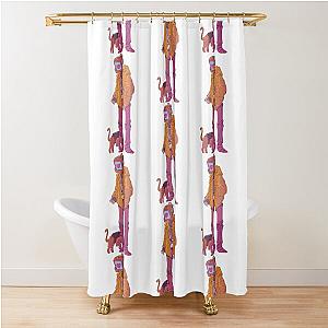 stray game Characters   Shower Curtain