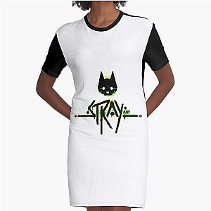 Stray Game Graphic T-Shirt Dress