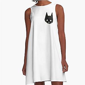 Stray Game Cat A-Line Dress