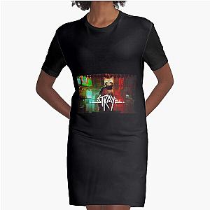 Stray Game  Graphic T-Shirt Dress