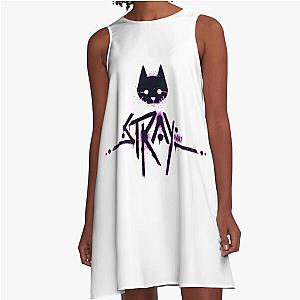 Stray Game Cat A-Line Dress