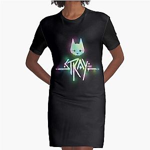 Stray cat Graphic T-Shirt Dress