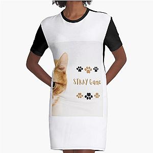 Stray game Graphic T-Shirt Dress