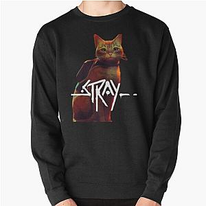 stray cat game Pullover Sweatshirt