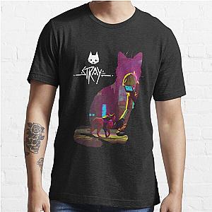 stray game cat city art Essential T-Shirt