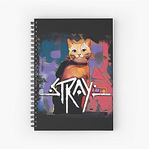 stray cat game Spiral Notebook