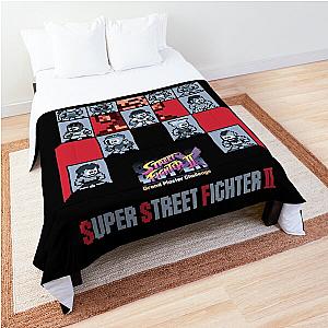 Super Street Fighter 2 Turbo Pixel Art Comforter