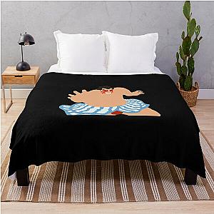 E Honda street fighter super simple design Throw Blanket