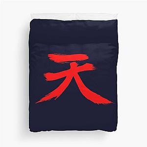 Akuma Symbol Heaven Ten 天 Kanji - Street Fighter Duvet Cover