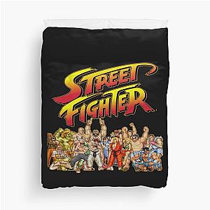 Street Fighter  retro game Duvet Cover