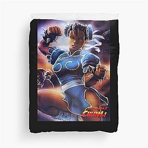 Chun-Li Street Fighter 2 Fan print Duvet Cover