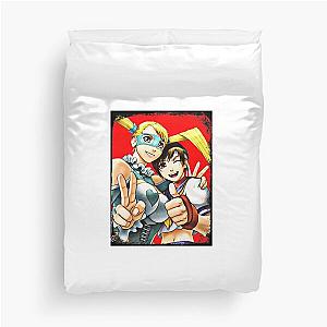 Street Fighter R. Mika and Sakura K. V3  Duvet Cover