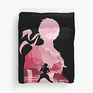 Sakura - Street Fighter *Negative Illusion* Duvet Cover