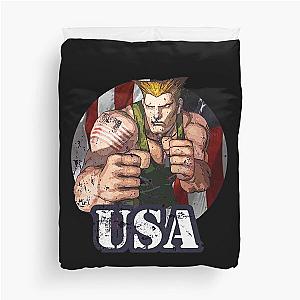 usa patriot street fighter Duvet Cover