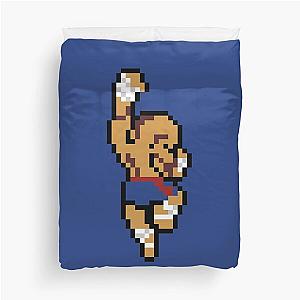 Sagat Tiger Uppercut - Street Fighter Retro 8-bit Pixel Art Duvet Cover