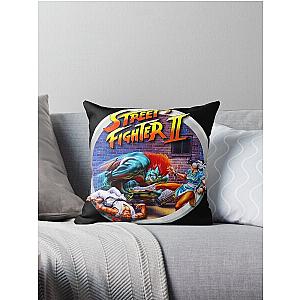 Street Fighter II Throw Pillow