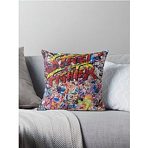 Street Fighter Throw Pillow