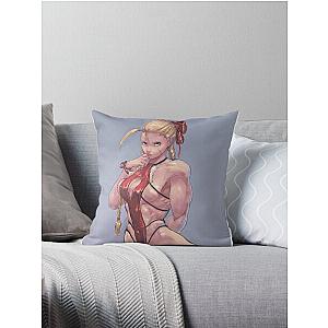 Christmas Cammy, Street Fighter Throw Pillow