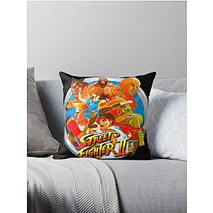 Street Fighter II Throw Pillow