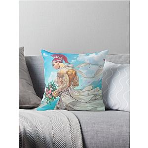 Marisa in Wedding Dress SFVI Street Fighter Throw Pillow