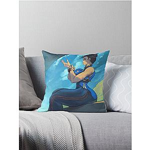 Alpha Chun-li. Street Fighter Throw Pillow