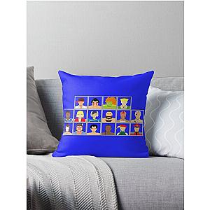 Select Your Character - Street Fighter 2: The New Challengers Throw Pillow