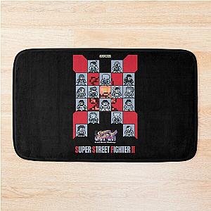 Super Street Fighter 2 Turbo Pixel Art Bath Mat