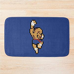 Sagat Tiger Uppercut - Street Fighter Retro 8-bit Pixel Art Bath Mat