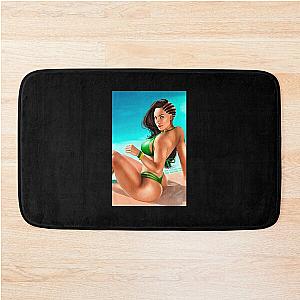 LAURA MASTUSDA STREET FIGHTER  Bath Mat