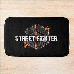 Street Fighter 6 Distressed Logo Bath Mat