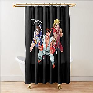 street fighter alpha Shower Curtain