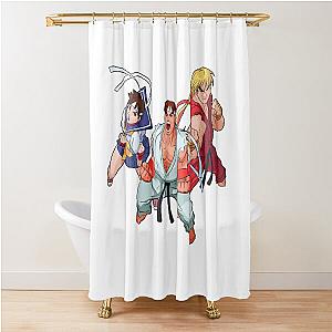 street fighter alpha Shower Curtain