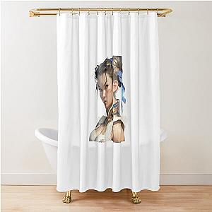 Street Fighter Chun-Li Shower Curtain