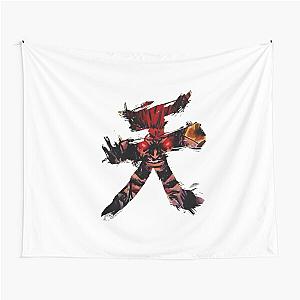 Street Fighter - Akuma - Devil Kanji Tapestry