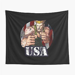 usa patriot street fighter Tapestry