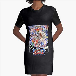  Street Fighter  Graphic T-Shirt Dress