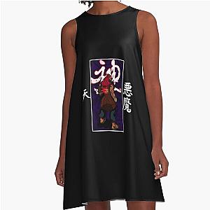 Street Fighter Akuma Fan Made Design A-Line Dress