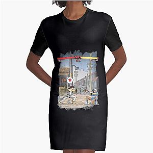  Street Fighter  Graphic T-Shirt Dress