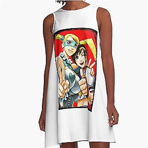 Street Fighter R. Mika and Sakura K. V3  A-Line Dress