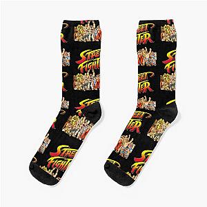 Street Fighter  retro game Socks