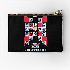 Super Street Fighter 2 Turbo Pixel Art Zipper Pouch