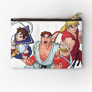 street fighter alpha Zipper Pouch