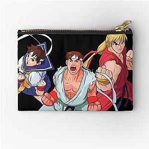 street fighter alpha Zipper Pouch