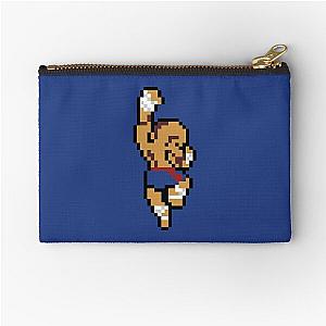 Sagat Tiger Uppercut - Street Fighter Retro 8-bit Pixel Art Zipper Pouch